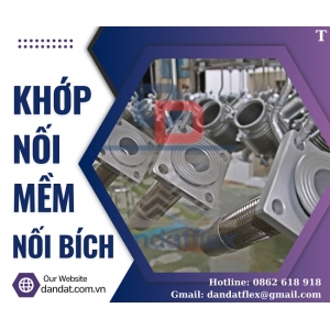 Khớp nối mềm inox 321, khớp nối inox chống rung, khớp nối mềm nối bích, khớp nối mềm inox dẫn hóa chất